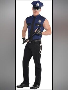 NWT Adult Large Men's Police Costume Sz L